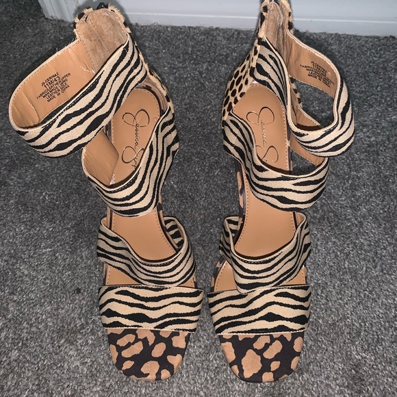 Jessica Simpson Animal Print Heels - Picture 6 of 6